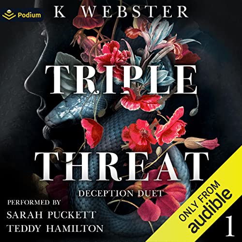 Triple Threat Audiolibro Por K Webster arte de portada