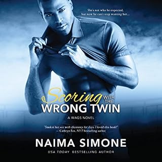 Scoring with the Wrong Twin Audiolibro Por Naima Simone arte de portada