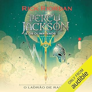 O ladrão de raios Audiolivro Por Rick Riordan capa