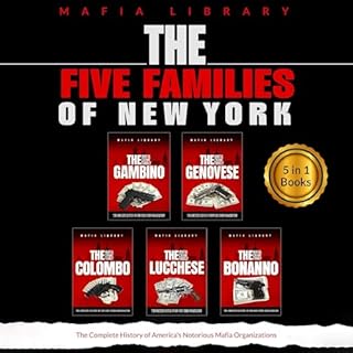 The Five Families of New York Audiobook By Mafia Library cover art