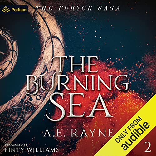 The Burning Sea Audiolibro Por A.E. Rayne arte de portada