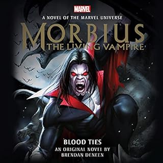 Morbius: The Living Vampire Audiolibro Por Brendan Deneen, Marvel arte de portada