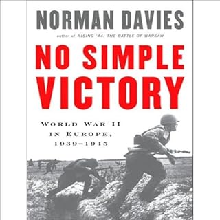 No Simple Victory Audiolibro Por Norman Davies arte de portada