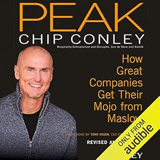 Peak Audiolibro Por Chip Conley arte de portada