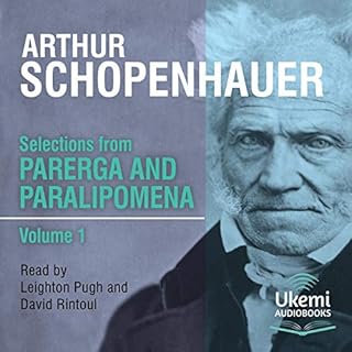 Selections from Parerga and Paralipomena Volume 1 Audiolibro Por Arthur Schopenhauer arte de portada