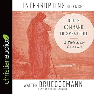 Interrupting Silence Audiolibro Por Walter Brueggemann arte de portada