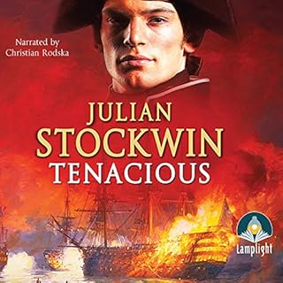 Tenacious Audiolibro Por Julian Stockwin arte de portada