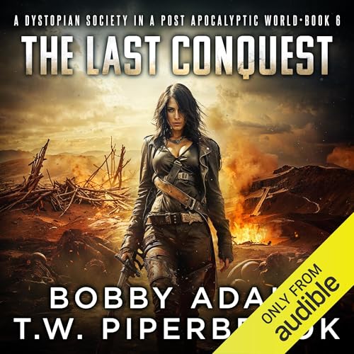 The Last Conquest: A Dystopian Society in a Post-Apocalyptic World Audiolivro Por Bobby Adair, T.W. Piperbrook capa