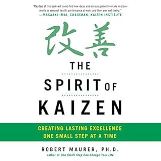 The Spirit of Kaizen Audiolibro Por Bob Maurer, Leigh Ann Hirschman arte de portada