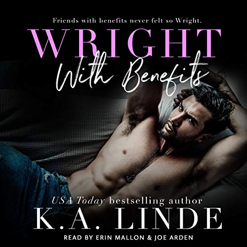 Wright with Benefits Audiolibro Por K.A. Linde arte de portada