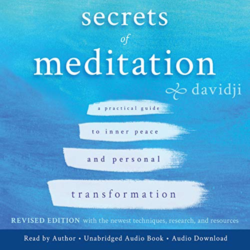 Secrets of Meditation Revised Edition Audiolibro Por davidji arte de portada