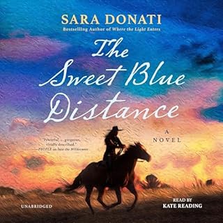 The Sweet Blue Distance Audiolibro Por Sara Donati arte de portada