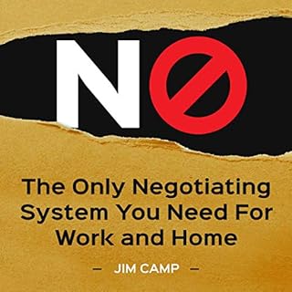 No: The Only Negotiating System You Need for Work and Home Audiolibro Por Jim Camp arte de portada