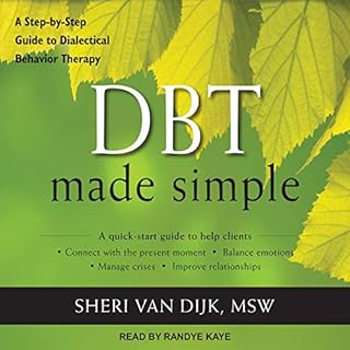 DBT Made Simple Audiolibro Por Sheri Van Dijk MSW arte de portada