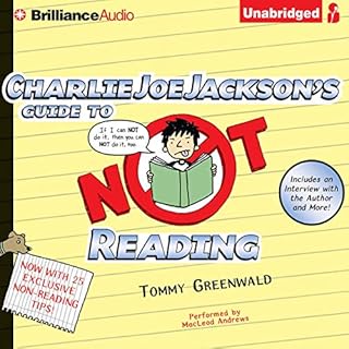 Charlie Joe Jackson's Guide to Not Reading Audiobook By Tommy Greenwald cover art