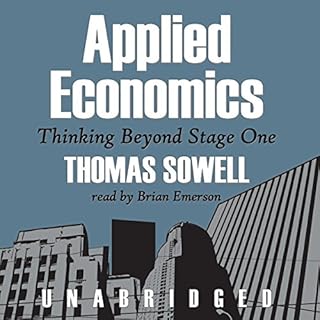 Applied Economics Audiolibro Por Thomas Sowell arte de portada