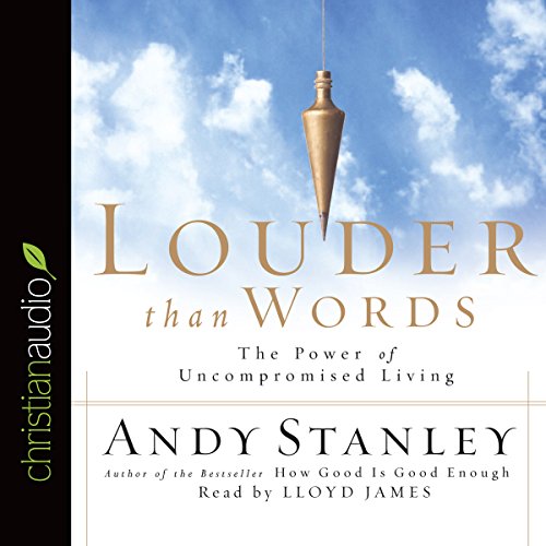 Louder than Words Audiolibro Por Andy Stanley arte de portada