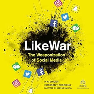 LikeWar Audiolibro Por P. W. Singer, Emerson T. Brooking arte de portada