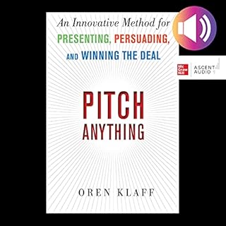 Pitch Anything Audiolibro Por Oren Klaff arte de portada