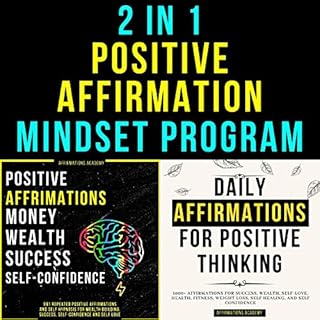 Daily Affirmations for Positive Thinking Audiolibro Por Affirmations Academy arte de portada