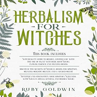 Herbalism for Witches: 3 Books In 1 Audiobook By Ruby Goldwin cover art