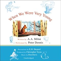 When We Were Very Young Audiolibro Por A. A. Milne arte de portada