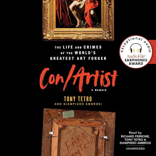 Con/Artist Audiolibro Por Tony Tetro, Giampiero Ambrosi arte de portada