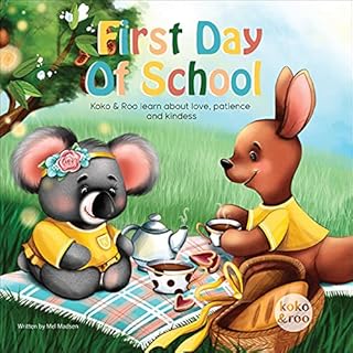 First Day of School - Koko and Roo Learn About Love, Patience and Kindness Audiolibro Por Mel Madsen arte de portada