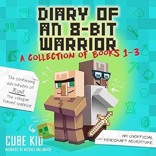 Diary of an 8-Bit Warrior Collection: Books 1-3 Audiolibro Por Cube Kid arte de portada