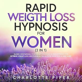 Rapid Weight Loss Hypnosis for Women (2 in 1) Audiolibro Por Charlotte Piper arte de portada