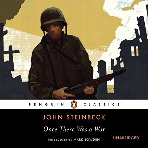 Once There Was a War Audiolibro Por John Steinbeck, Mark Bowden - editor arte de portada