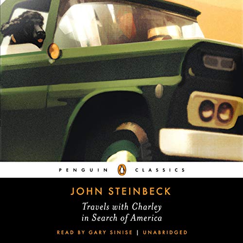 Travels with Charley in Search of America Audiolibro Por John Steinbeck arte de portada