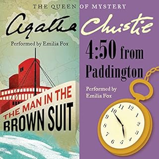 Man in the Brown Suit & 4:50 from Paddington Audiobook By Agatha Christie cover art