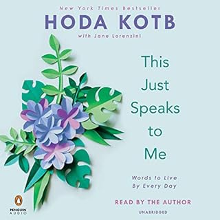 This Just Speaks to Me Audiolibro Por Hoda Kotb arte de portada