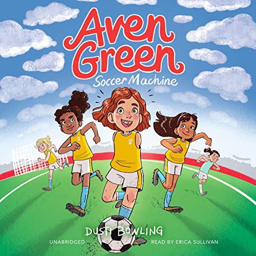 Aven Green Soccer Machine Audiolibro Por Dusti Bowling arte de portada