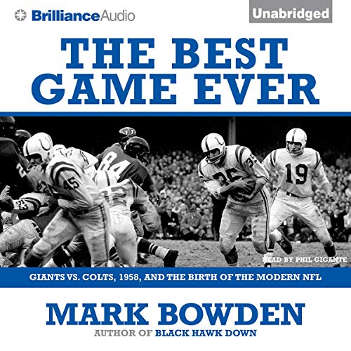 The Best Game Ever Audiolibro Por Mark Bowden arte de portada