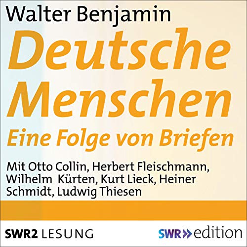 Deutsche Menschen Audiobook By Walter Benjamin cover art