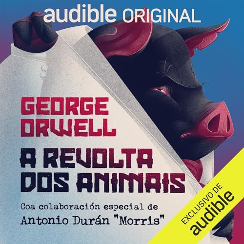 Diseño de la portada del título A revolta dos animais