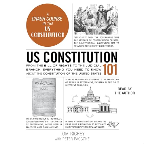 US Constitution 101 Audiolibro Por Tom Richey, Peter Paccone arte de portada