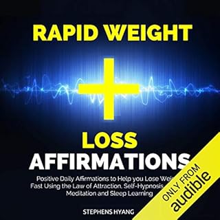 Rapid Weight Loss Affirmations Audiolibro Por Stephens Hyang arte de portada