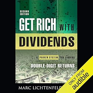 Get Rich with Dividends Audiolibro Por Marc Lichtenfeld arte de portada