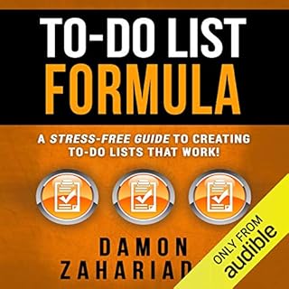 To-Do List Formula Audiolibro Por Damon Zahariades arte de portada