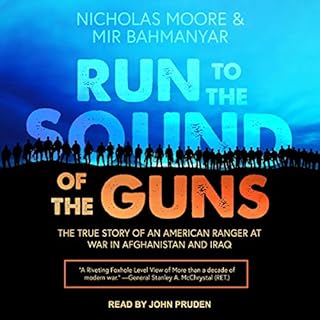 Run to the Sound of the Guns Audiolibro Por Nicholas Moore, Mir Bahmanyar arte de portada