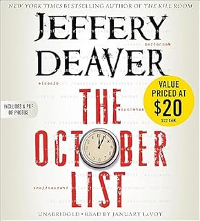 The October List Audiolibro Por Jeffery Deaver arte de portada