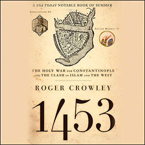 1453 Audiolibro Por Roger Crowley arte de portada