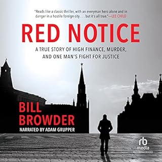 Red Notice Audiolibro Por Bill Browder arte de portada