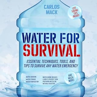 Water for Survival Audiolibro Por Carlos Mack arte de portada