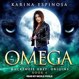 Omega Audiolibro Por Karina Espinosa arte de portada