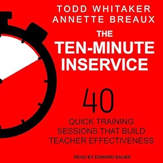 The Ten-Minute Inservice Audiolibro Por Todd Whitaker arte de portada