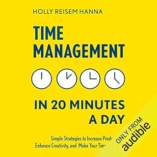 Time Management in 20 Minutes a Day Audiolibro Por Holly Reisem Hanna arte de portada